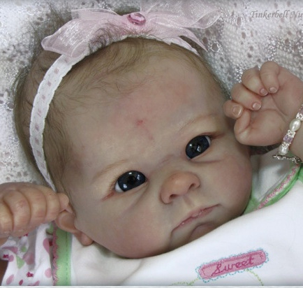 Renacer muñeca kit sin pintar piezas de la muñeca simulación bebé muñeca molde