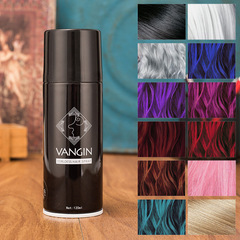 VANGIN disposable hair dye spray color hair spray long-lasting non-damage hair black washable women