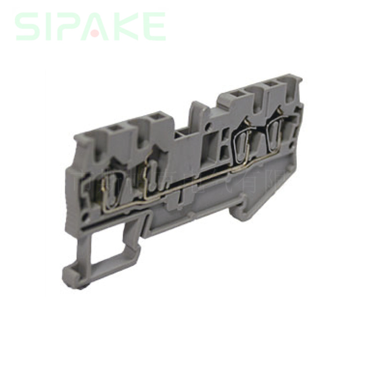 斯帕克正品SPKJ4-N2.5/2X2弹簧接线端子