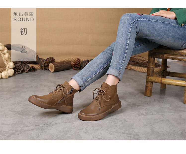 Bottes femme RUOLAN en En cuir - Ref 3354898 Image 18