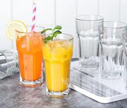 美国利比玻璃杯直布罗陀八角杯柯林杯必胜客水杯茶杯热饮杯啤酒杯