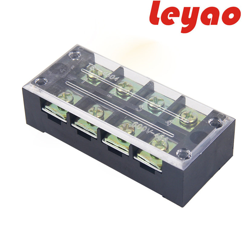 Leyao Electric TB Terminals TB3504 Iron wiring row Fixed terminal Rail Terminals