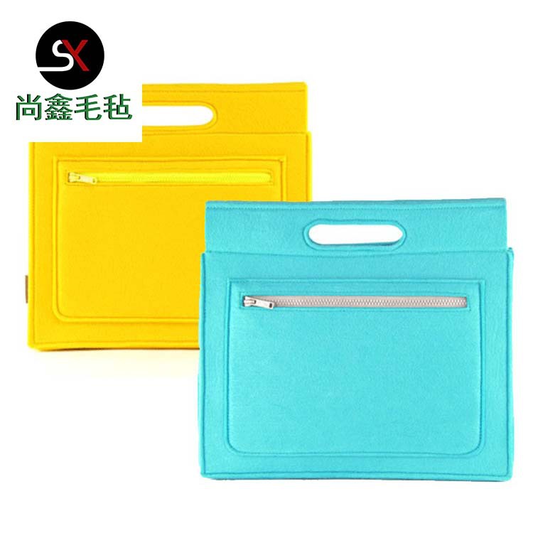 厂家供应 时尚毛毡包 商务包电脑包 做工精细 物美价廉 欢迎选购