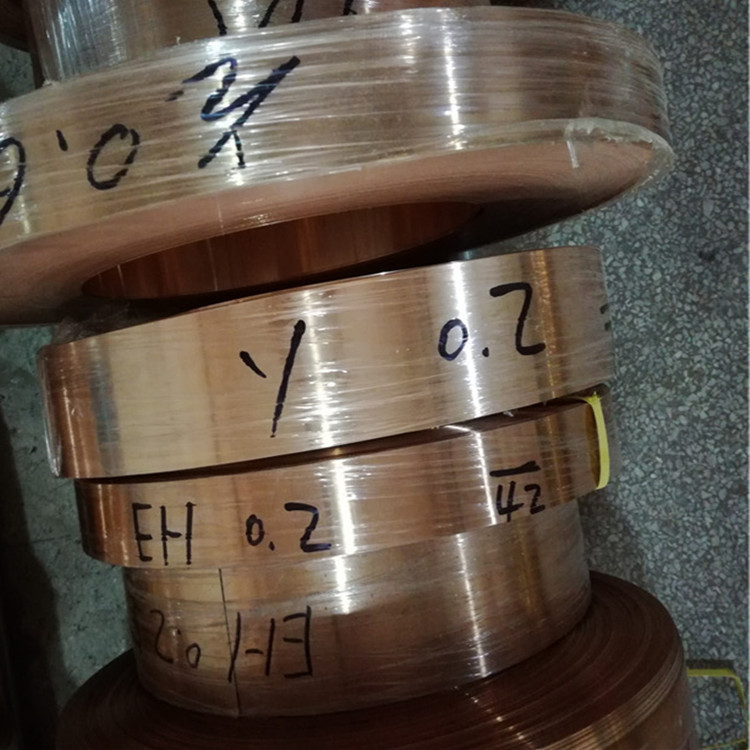 深圳直销高精C519全硬磷铜带0.4/ 0.5/.08/1.0mm弹片镀金磷铜带