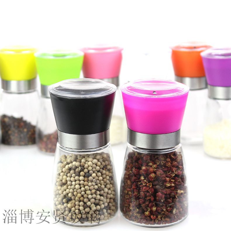 Molinillo de pimienta manual núcleo de cerámica negro pimienta molinillo de pimienta condimento caja de suministros de cocina hogar