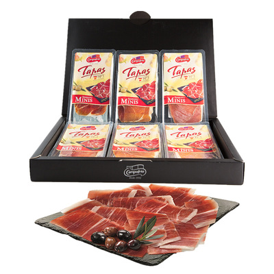 進口西班牙風幹火腿切片賽拉諾白蹄豬後腿肉40g*6肉類肉制品批發