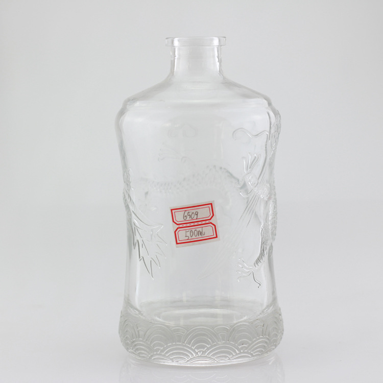 货源地销售玻璃瓶 蒙砂瓶750ml伏特加瓶 出货快