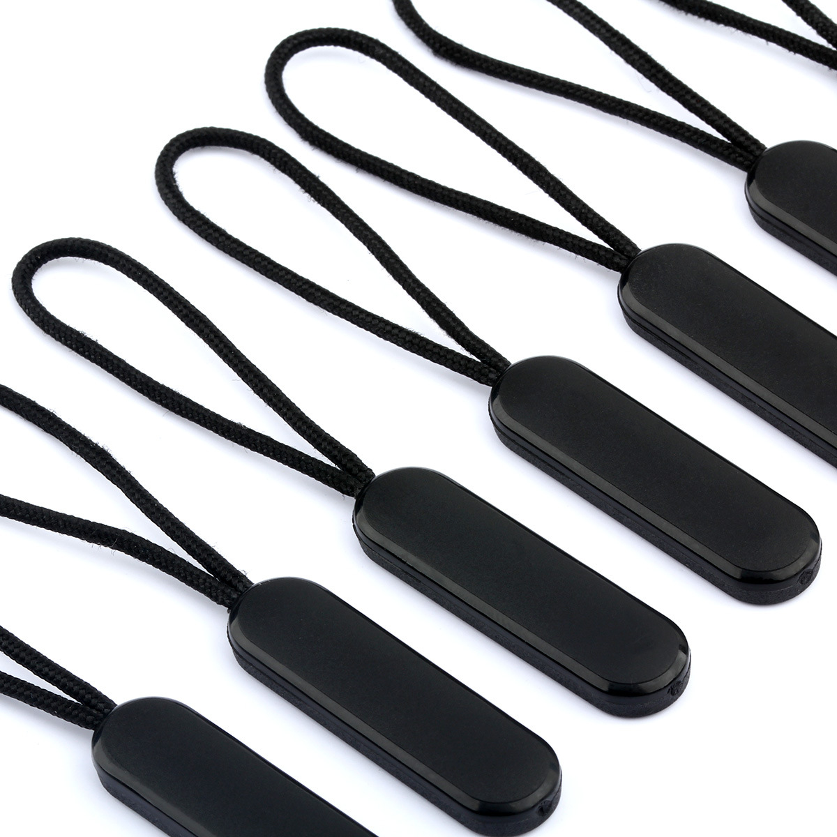 【第八款】椭圆笔记本j拉头现货光版拉片拉链头拉绳 箱包背包拉链