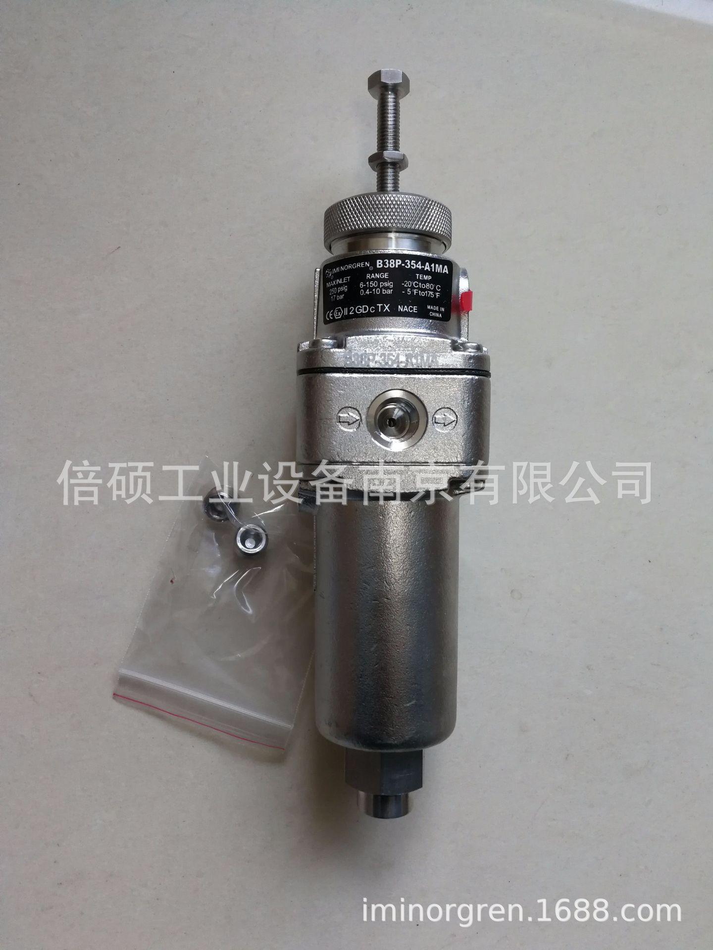 IMI NORGREN B38P-254-A1MA不锈钢过滤减压阀一级代理原装正品