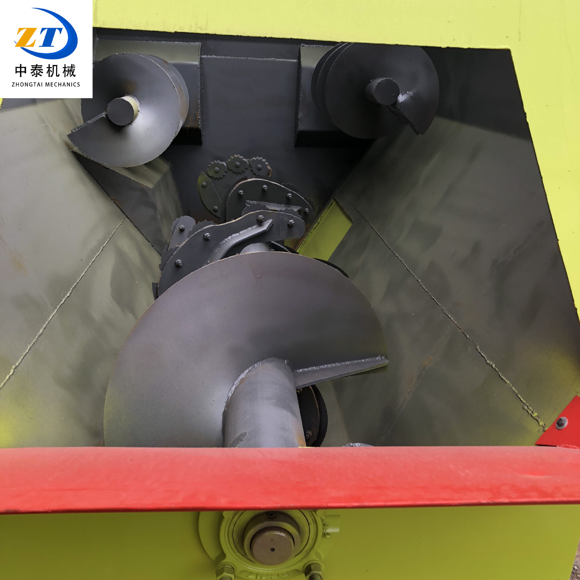 蚌埠合金钢TMR搅拌机 卧式双绞龙搅草机