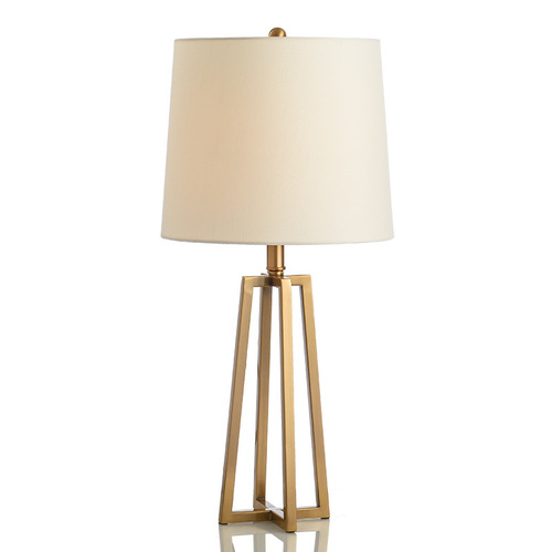Designer Modern Minimalist Metal Iron Bedside Lamp American Creative Study Bedroom Model Room Decor Lamp