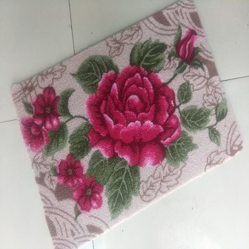 A large number of wholesale PVC floor mats into the door home rubbing soil mats into the door absorbent non-slip printed carpet