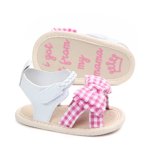 Foreign trade new summer 0-1 year old baby girl sandals soft sole princess shoes non-slip baby toddler shoes 0963