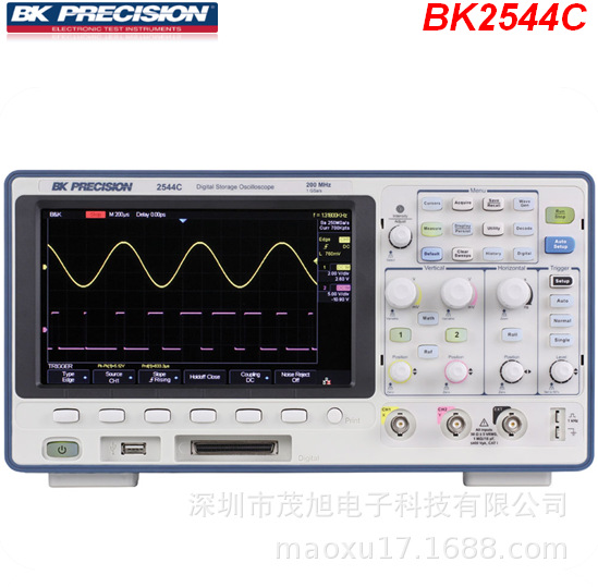 百科BK Precision【BK2544C】数字存储示波器 2通道 200MHz 1GS/s