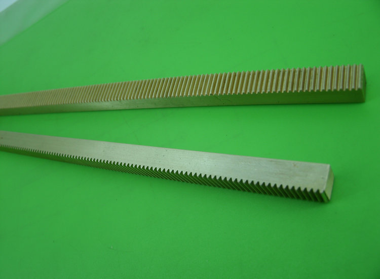 切割升降直齿条摄影调焦铜齿条导轨0.5模宽8*高8MM小模数滑台总成