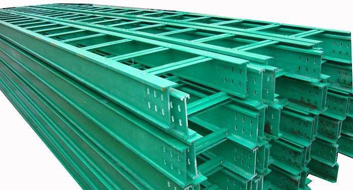 梯式玻璃鋼電纜橋架通信電纜橋架高速電纜管箱玻璃鋼線槽玻璃鋼