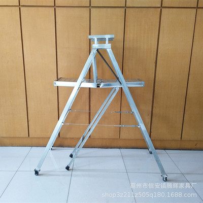 现货供应 折叠马凳 厂家直销 带轮移动马凳可自移动马凳