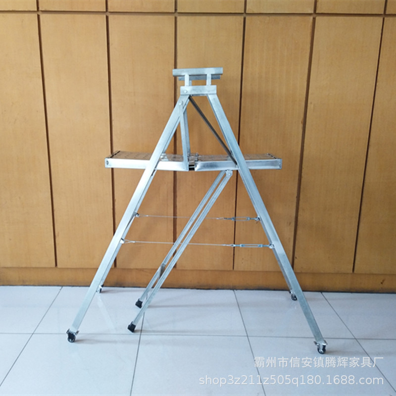 现货供应 折叠马凳 厂家直销 带轮移动马凳可自移动马凳