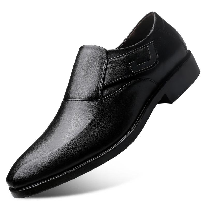 New Versatile Large Leather Business Dress Men's Feet Wedding Shoes_vogvips.com