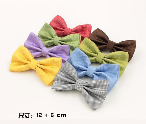 Men's formal concealed jacquard bow tie British fashion wedding groom double bow tie manufacturer wholesale