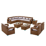 Shunhuang Outdoor Garden Leisure Комбинированное изображение Teng Furnitur