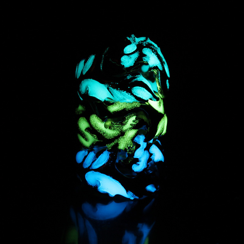 vintage irregular hollow multi-color luminous dragon ring wholesale nihaojewelry