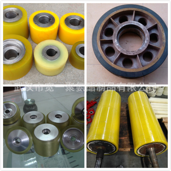 供应湖北襄阳聚氨酯胶轮，包胶滚轮，湖北襄阳聚氨酯胶轮供货商