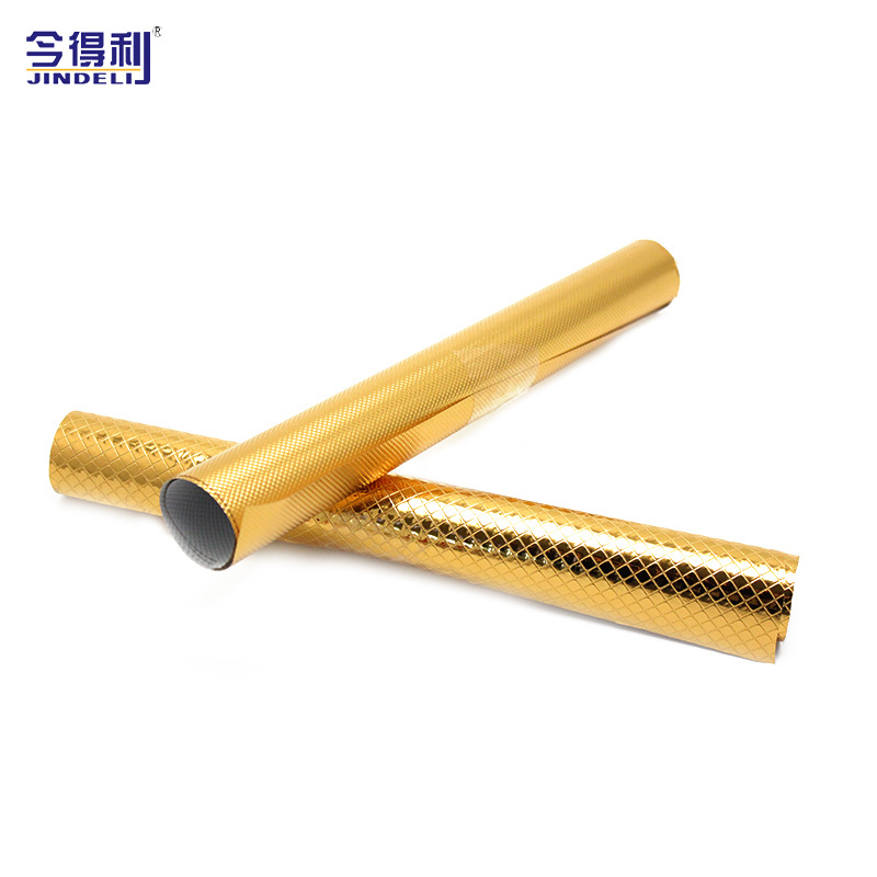 防水防潮带胶铝箔 金色PVC铝箔纸  厂家现货中