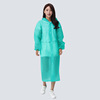 Street matte raincoat outside climbing suitable for men and women, increased thickness