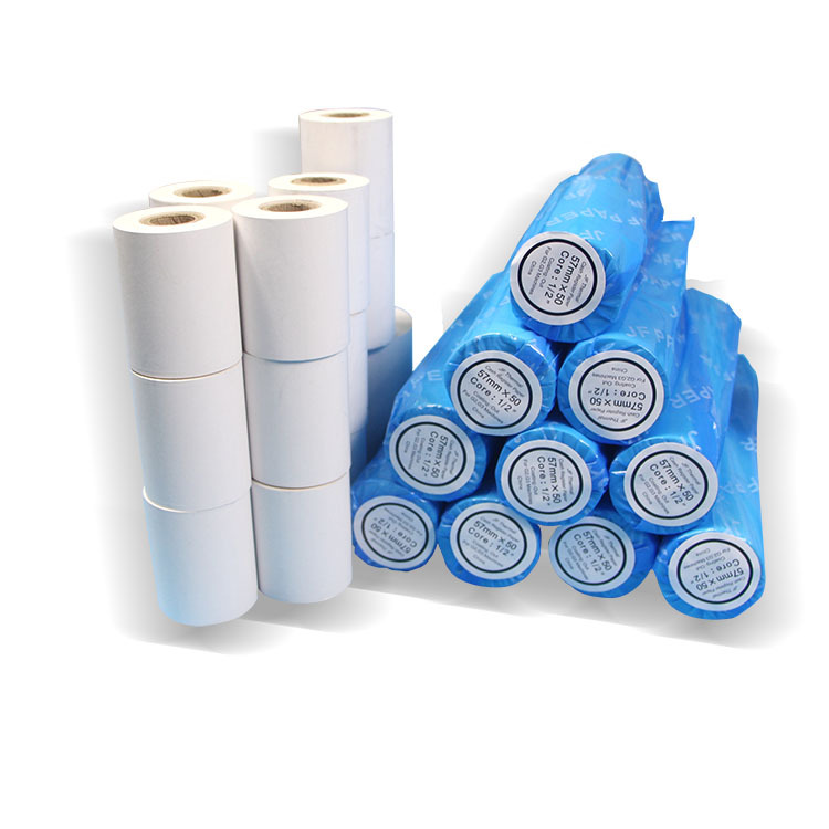 生产超市小票纸 57*50mm热敏纸 100卷一箱 清晰度好 长期有现货|ms