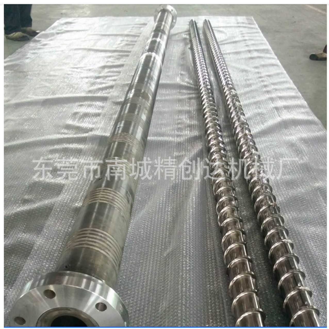 云南押出机双合金螺杆机筒 押出机双合金螺杆炮筒 双合金螺杆料筒