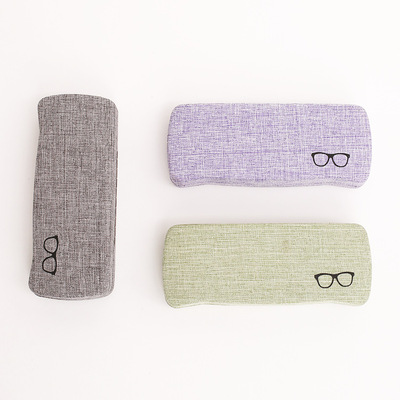 Manufactor Direct selling Linen fashion myopia Boutique Sunglasses Sunglasses glasses case Can be customized logo