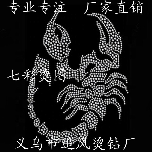 供应烫钻 服装烫钻 鞋帽围巾 手套烫钻图案 过水洗亮度好牢度好