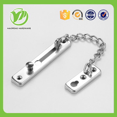 厂家直销 不锈钢 带锁 室内门 防盗链 爆款|ms