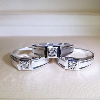 皇妃钻珠宝18K金车花钻石戒指 车花显钻工艺霸气侧漏|ru