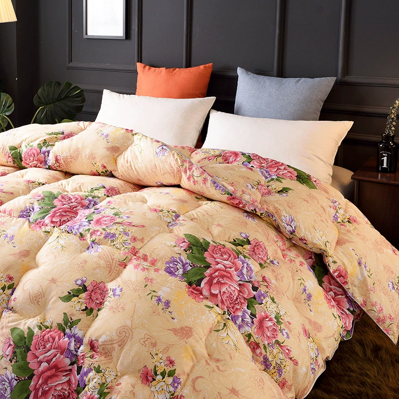 Фабрика оптовая печать подарок одеяло четыре сезона волокна одеяло утолщенные осенне-зимняя групповая покупка будет продавать подарок одеяло