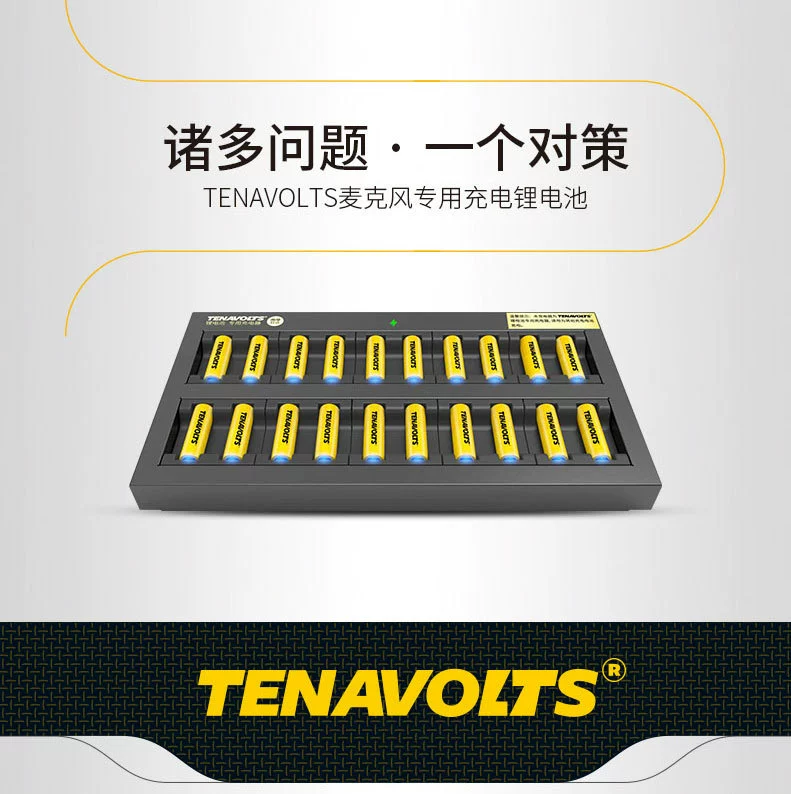 Charger, wireless microphone, battery charging