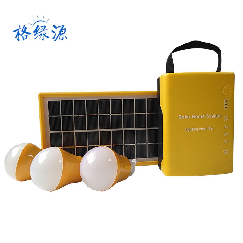 跨境供应太阳能野外照明小系统太阳能应急发电系统家用光伏发电机