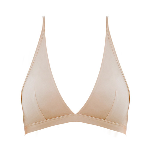 Japanese-style new no-wire one-piece seamless invisible thin naked skin-friendly ice silk sexy non-slip bra