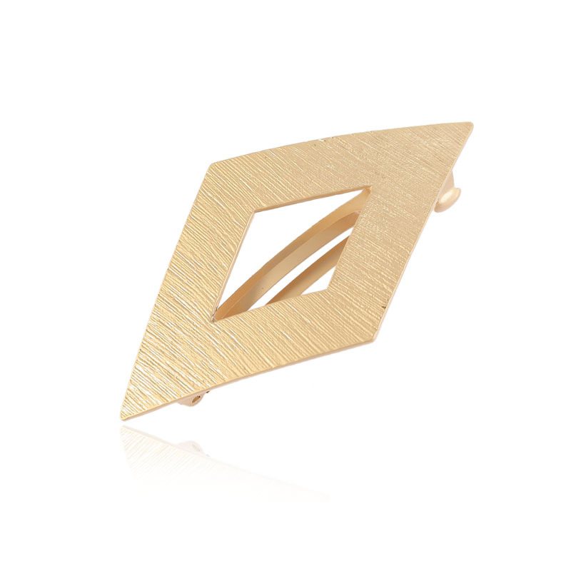 Europe and the United States creative hair clip wish new hemp hollow diamond hair clip AliExpress hot selling fashion side clip