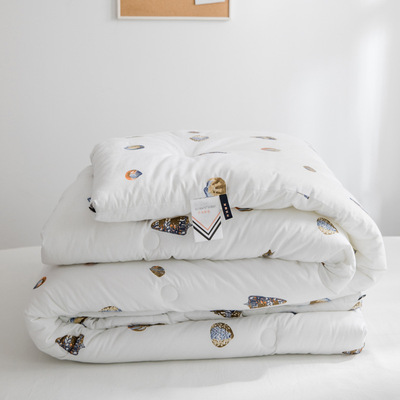 7/8斤全棉被冬被加厚保暖被芯单双人太空被冬季丝绵被全棉冬天被|ms