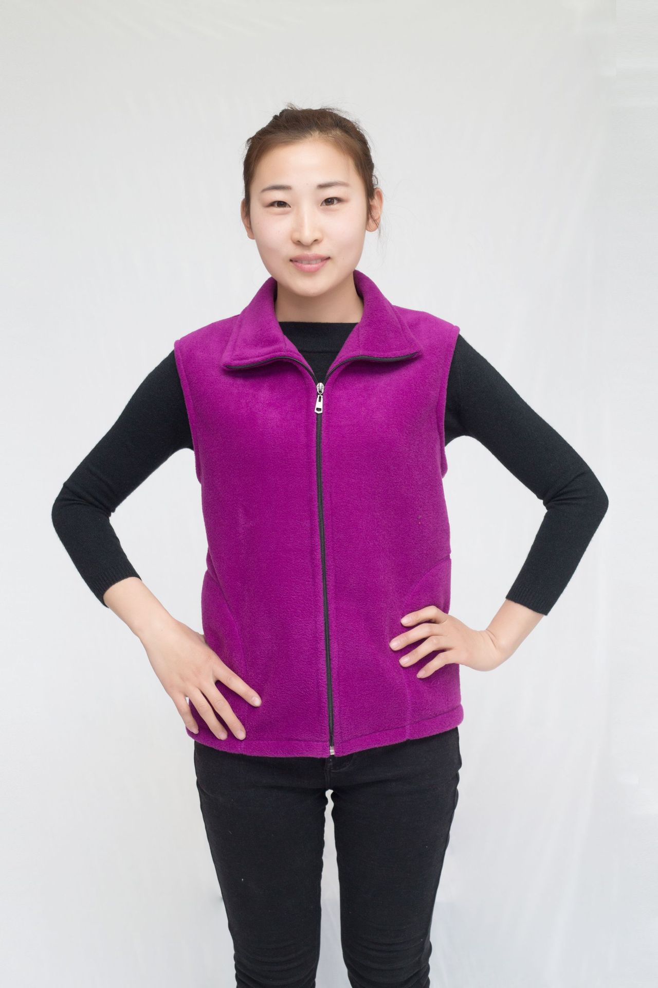 Gilet femme en Polaire polaire - Ref 3434607 Image 8