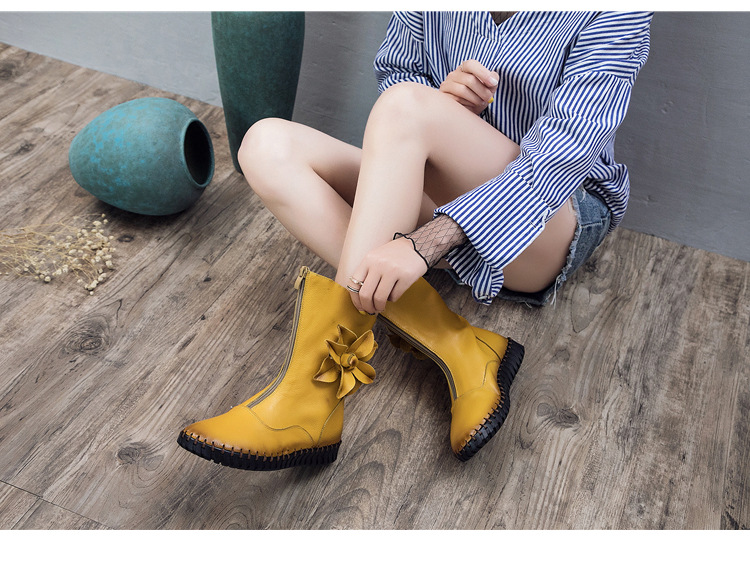 Bottes femme en En cuir - Ref 3355505 Image 20