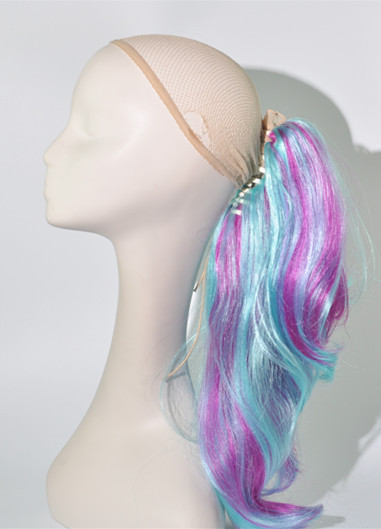 NEWLOOK wig invisible color curly bunch clip clip caballo wig