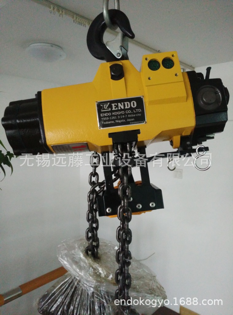 EHL-1TW 远藤ENDO环链气动葫芦/气动吊车/气动提升机1000kg