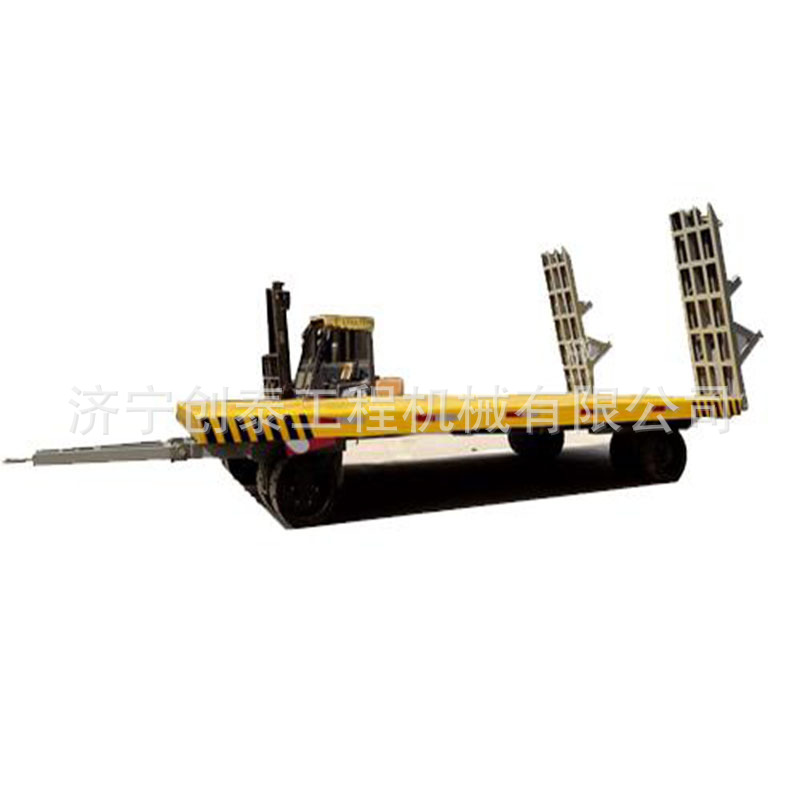 工业用尾板牵引平板拖车供应厂间转运车3吨牵引工具车