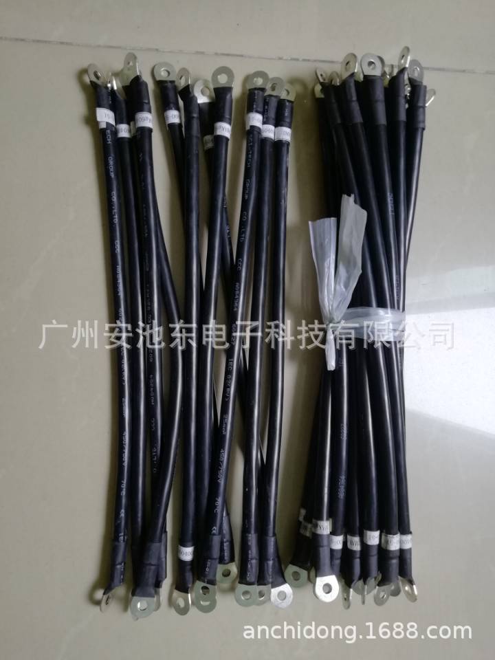 电瓶线50平方 蓄电池连接线 50平方 串联 并联 电池连接线