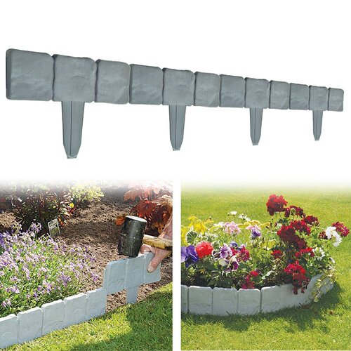 Fence balcony garden vegetable pot succulent plant flower pot plastic fence rectangular flower trough garden lawn fence