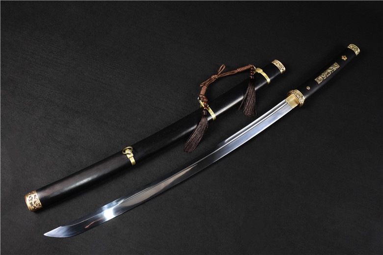 龙泉刀剑高锰钢纯铜 斩马刀 武士刀剑 收藏批发 未开刃