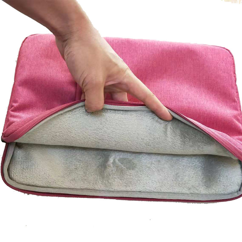 In stock Women's ultra-soft laptop bag elegant pink laptop bag girls' ultra-thin IPAD bag